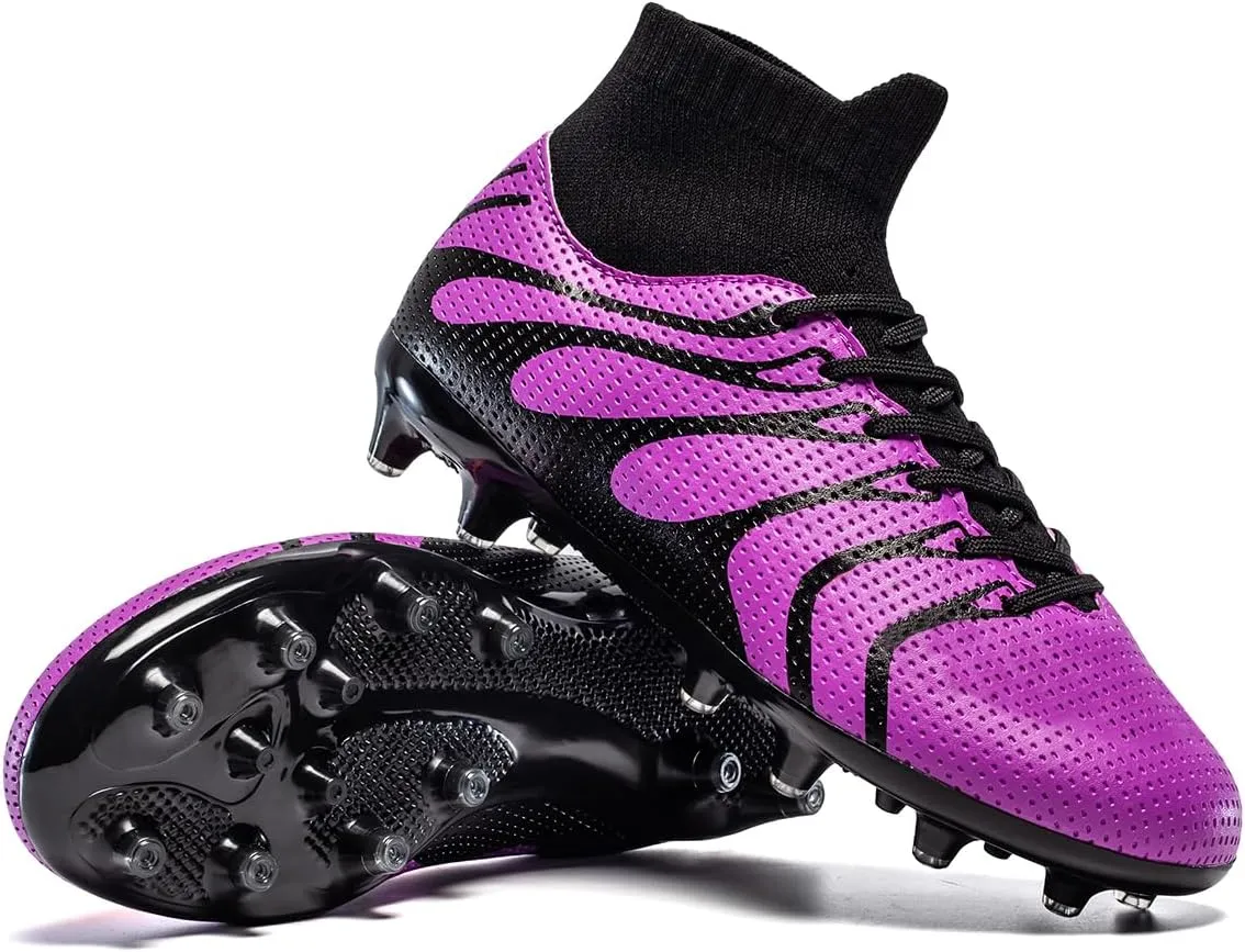 Unisex-Adult Soccer Cleats for Men Indoor/Outdoor Futsal Training Big Boys Football Shoes