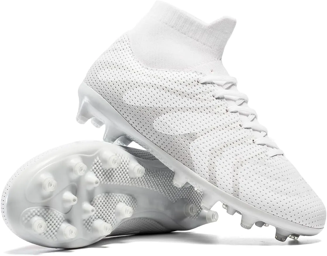 Unisex-Adult Soccer Cleats for Men Indoor/Outdoor Futsal Training Big Boys Football Shoes
