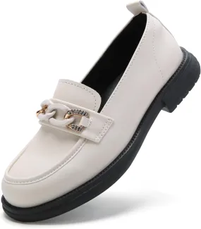UZB Womens Loafers Business Dressy Shoes Slip on Comfort Casual Office Work Shoes