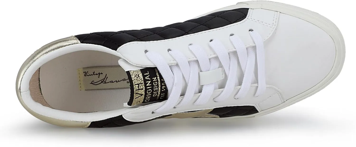 Vintage Havana Grande Womens Fashion Sneakers | Star Tennis Shoes Womens | Low Top Slip On | Walking Comfortable Casual