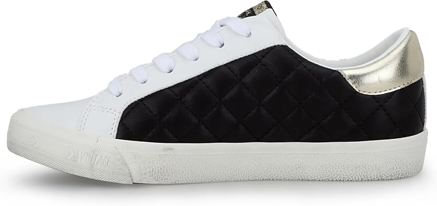 Vintage Havana Grande Womens Fashion Sneakers | Star Tennis Shoes Womens | Low Top Slip On | Walking Comfortable Casual