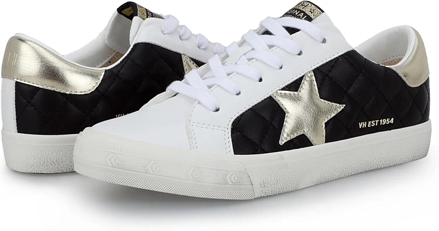 Vintage Havana Grande Womens Fashion Sneakers | Star Tennis Shoes Womens | Low Top Slip On | Walking Comfortable Casual