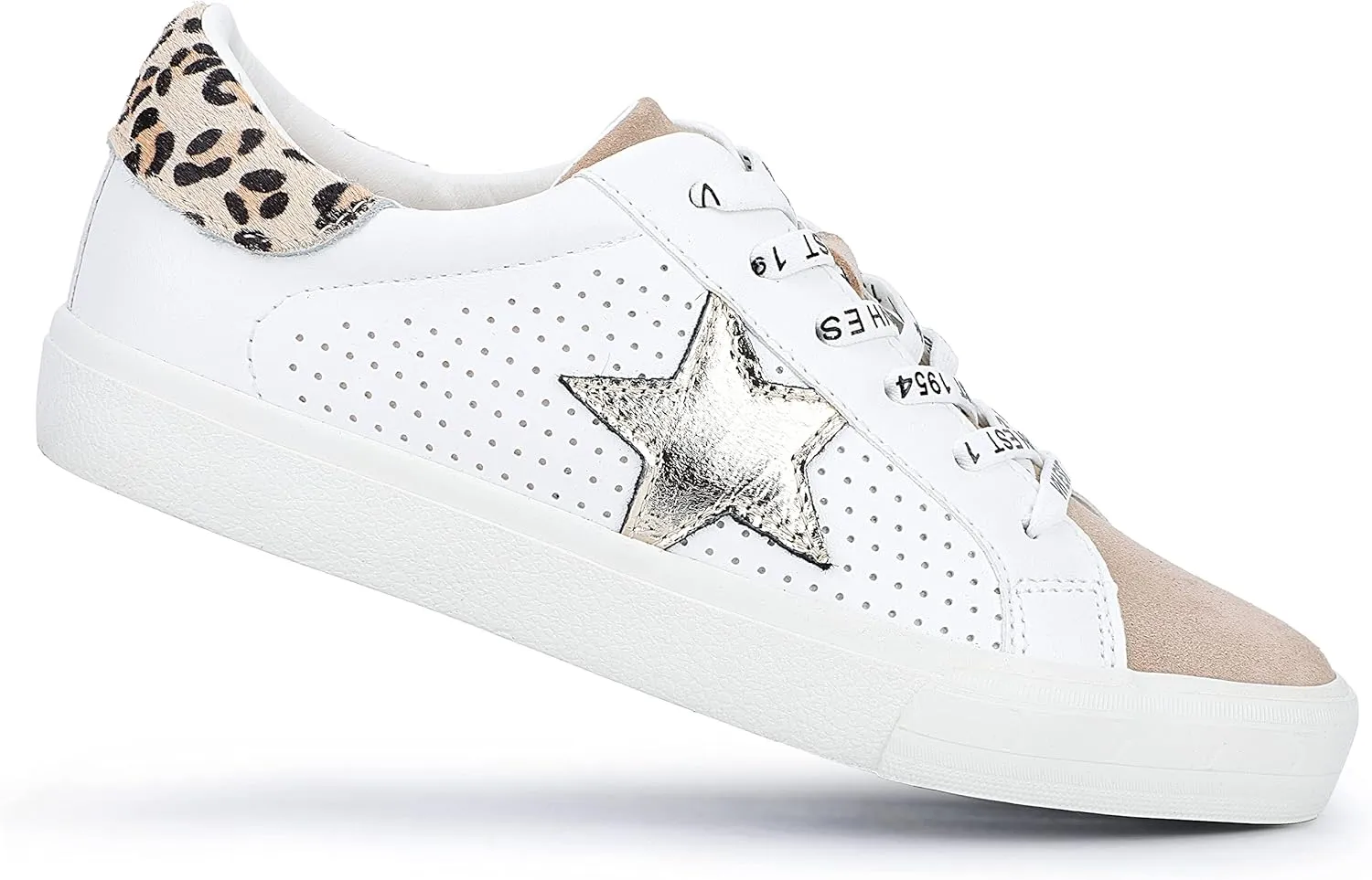 Vintage Havana Grande Womens Fashion Sneakers | Star Tennis Shoes Womens | Low Top Slip On | Walking Comfortable Casual
