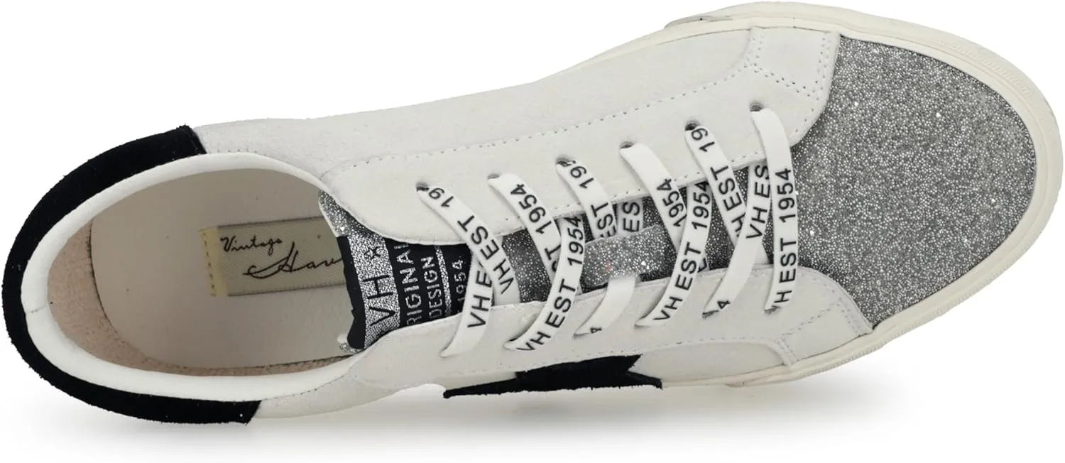 Vintage Havana Grande Womens Fashion Sneakers | Star Tennis Shoes Womens | Low Top Slip On | Walking Comfortable Casual