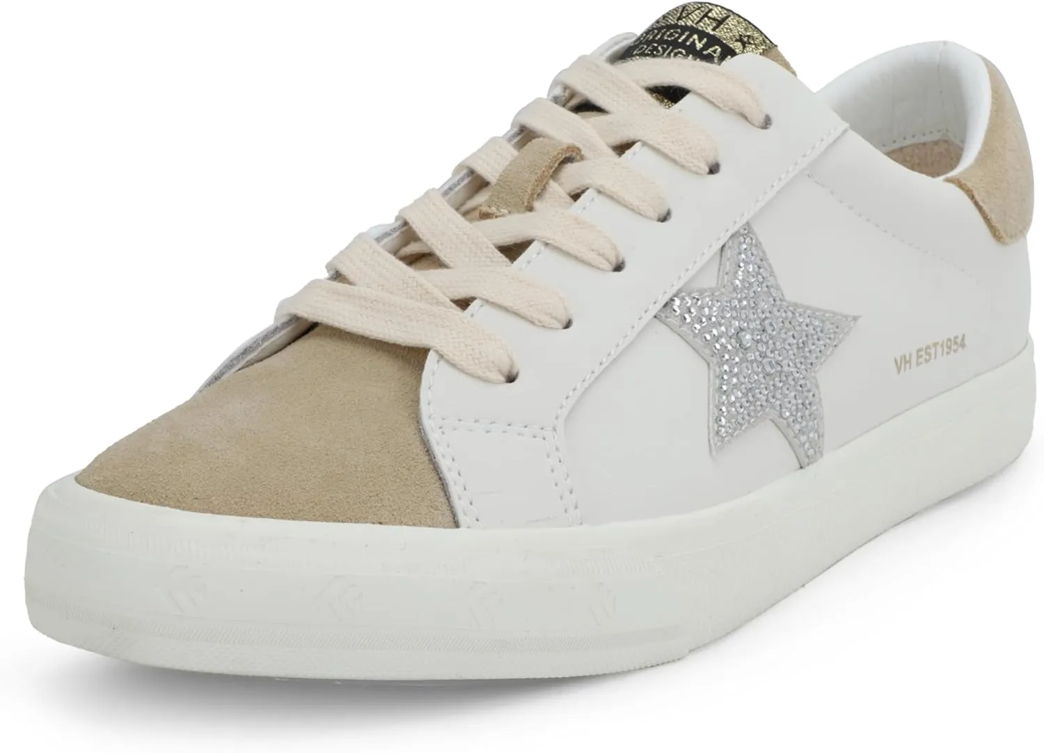 Vintage Havana Grande Womens Fashion Sneakers | Star Tennis Shoes Womens | Low Top Slip On | Walking Comfortable Casual