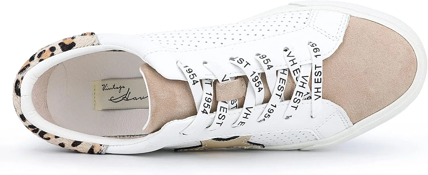 Vintage Havana Grande Womens Fashion Sneakers | Star Tennis Shoes Womens | Low Top Slip On | Walking Comfortable Casual