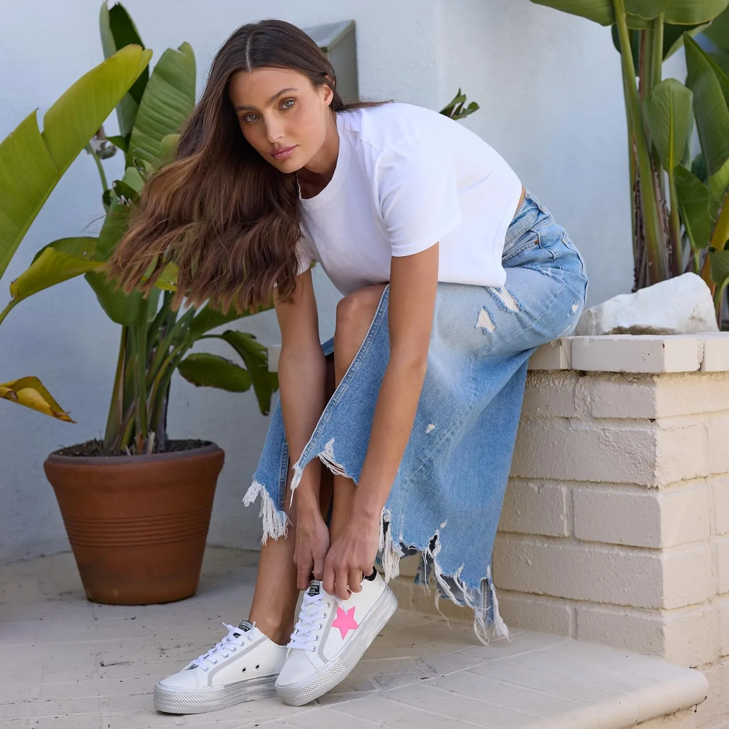 Vintage Havana Womens Amaze Platform Sneakers