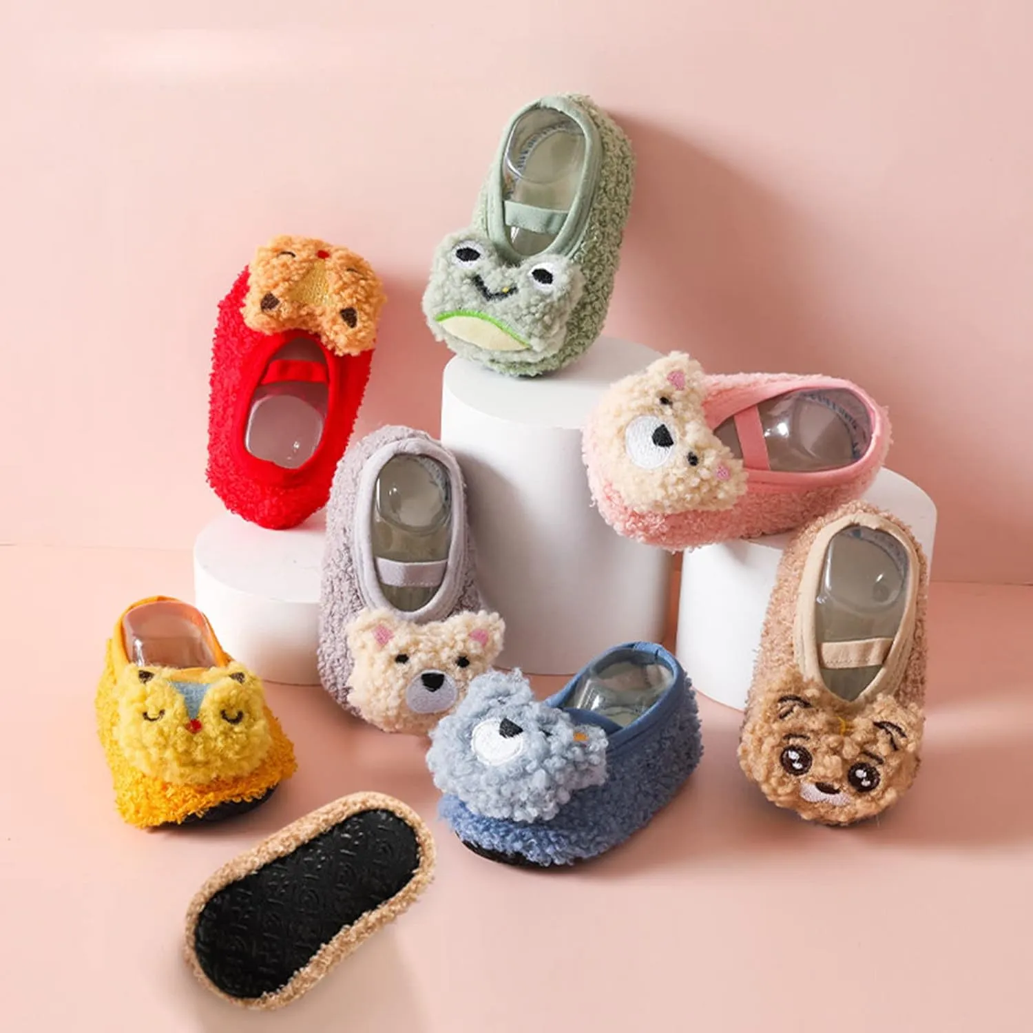 Water Shoes Women Boys and Girls Cartoon Character Pattern Warm Toddler Shoes Indoor Floor Socks Non Slip Fashion Toddler Shoes Breathable Cartoon Warm Toddler Shoes Small Girl