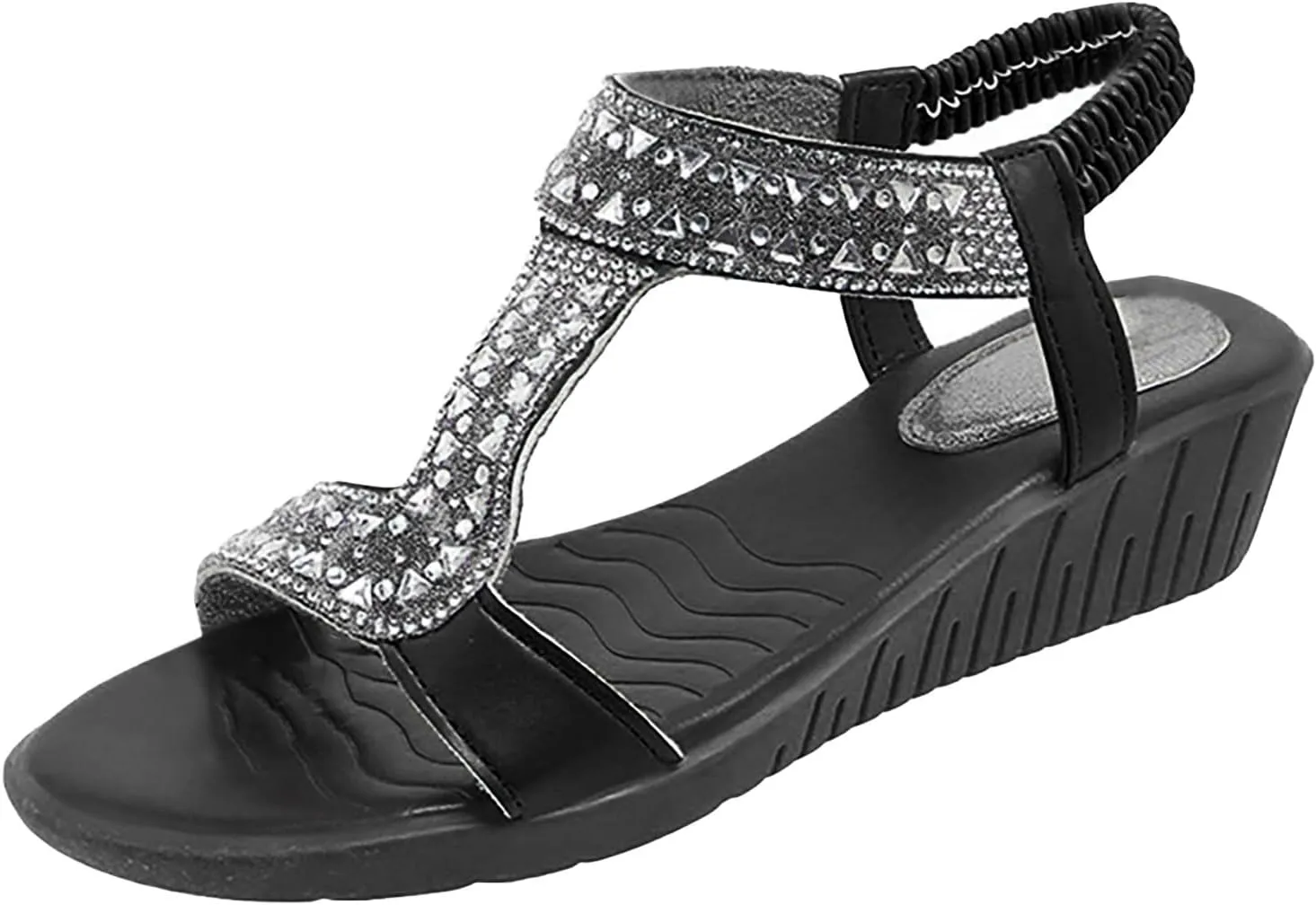 Wedge Sandals Women's Casual Summer Women Wedge Heels Shoes Hiking Sandals Womens Summer Open Toe Wedges Sandals