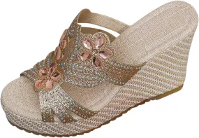 Wedge Sandals Womens Comfort Lightweight Platform Sandals Womens Sandals Women's Ankle Strap Low Wedge Sandals