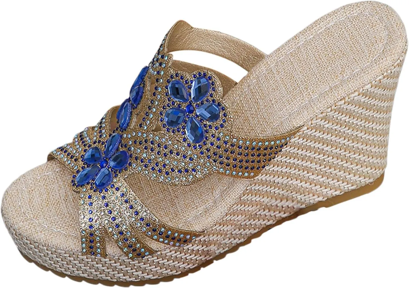 Wedge Sandals Womens Comfort Lightweight Platform Sandals Womens Sandals Women's Ankle Strap Low Wedge Sandals
