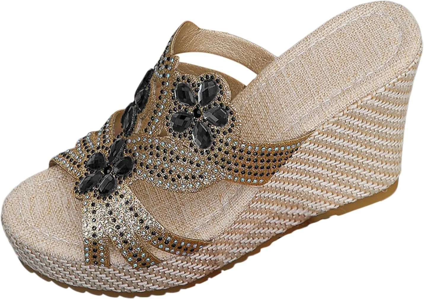 Wedge Sandals Womens Comfort Lightweight Platform Sandals Womens Sandals Women's Ankle Strap Low Wedge Sandals