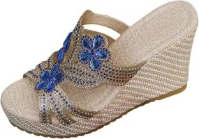 Wedge Sandals Womens Comfort Lightweight Platform Sandals Womens Sandals Women's Ankle Strap Low Wedge Sandals