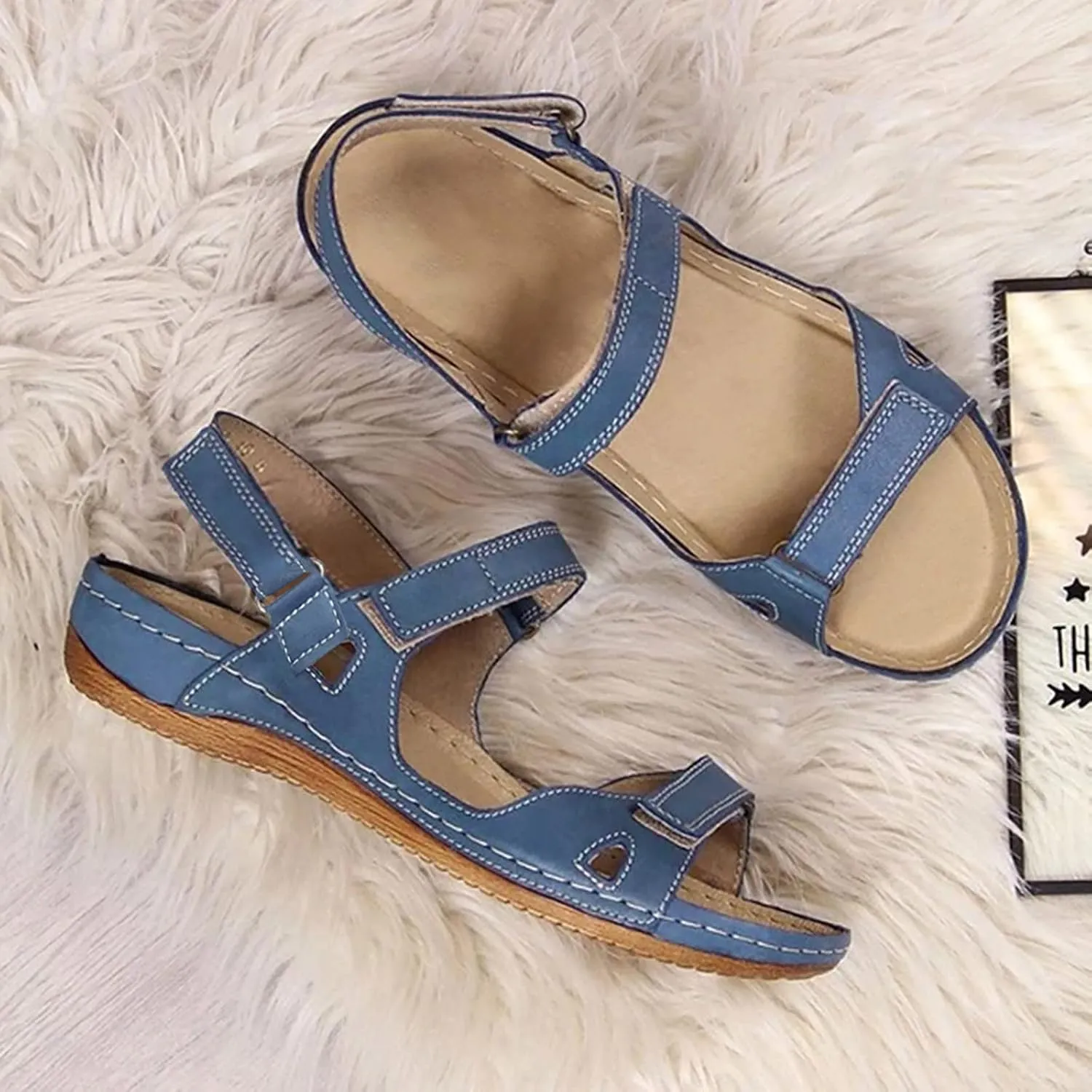 Wedge Sandals Womens Low Wedges Platform Sandals Womens Summer Shoes Women's Ankle Strap Low Wedge Sandals