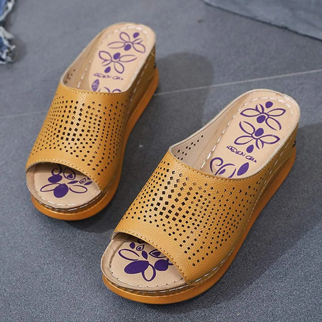 Wedges for Women Comfy Sandals for Women Womens Comfort Lightweight Platform Sandals Womens Orthopedic Summer Platform Comfortable Low Wedges Sandal Ladies Comfortable Walking
