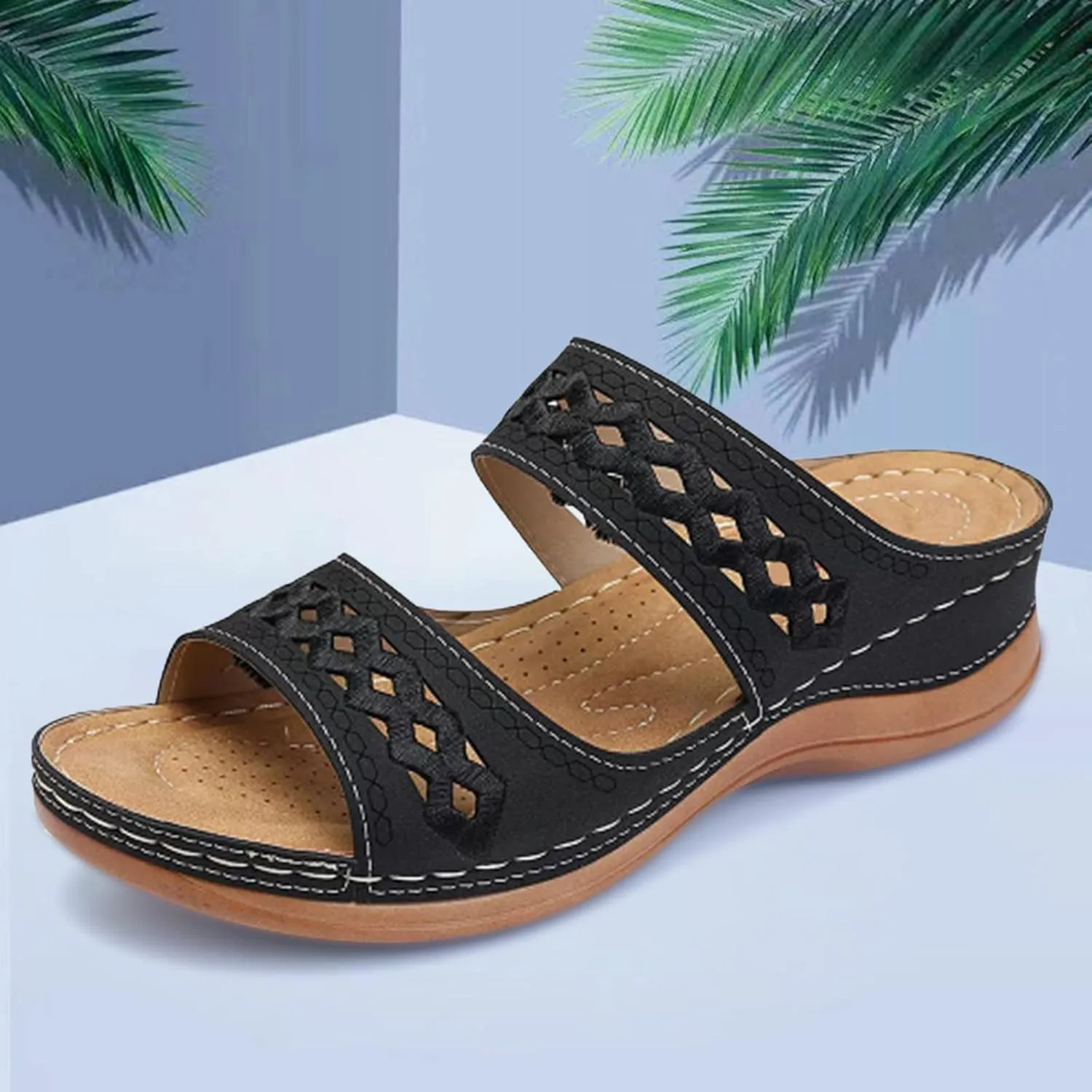 Wide Width Flip Flops Womens Orthopedic Sandals with Arch Support Shoes Size 7.5 Sneaker Sandals for Women Size 13 Womens Heels Support Shoes for Women Womens Sandal Heels