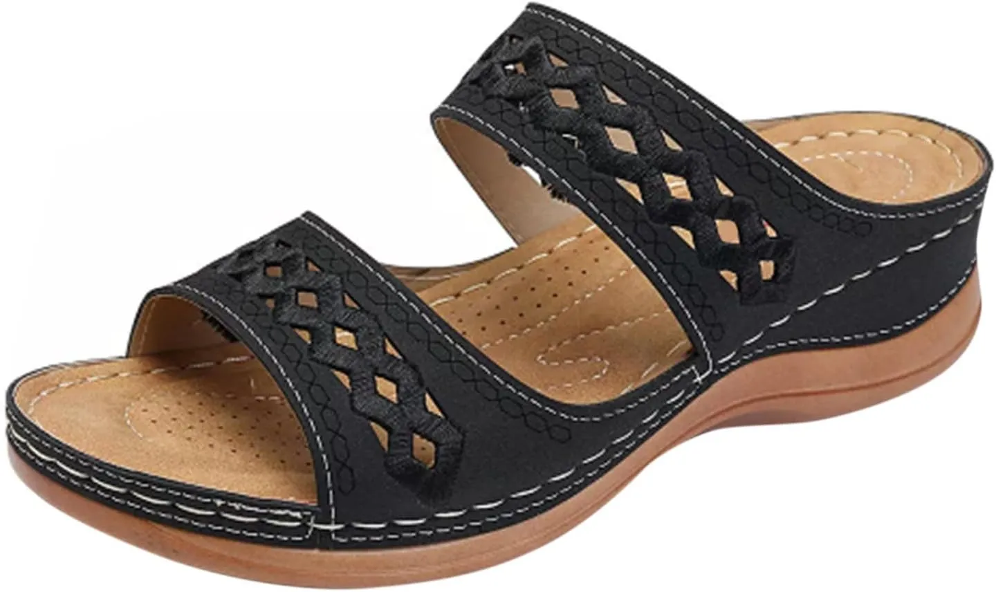 Wide Width Flip Flops Womens Orthopedic Sandals with Arch Support Shoes Size 7.5 Sneaker Sandals for Women Size 13 Womens Heels Support Shoes for Women Womens Sandal Heels