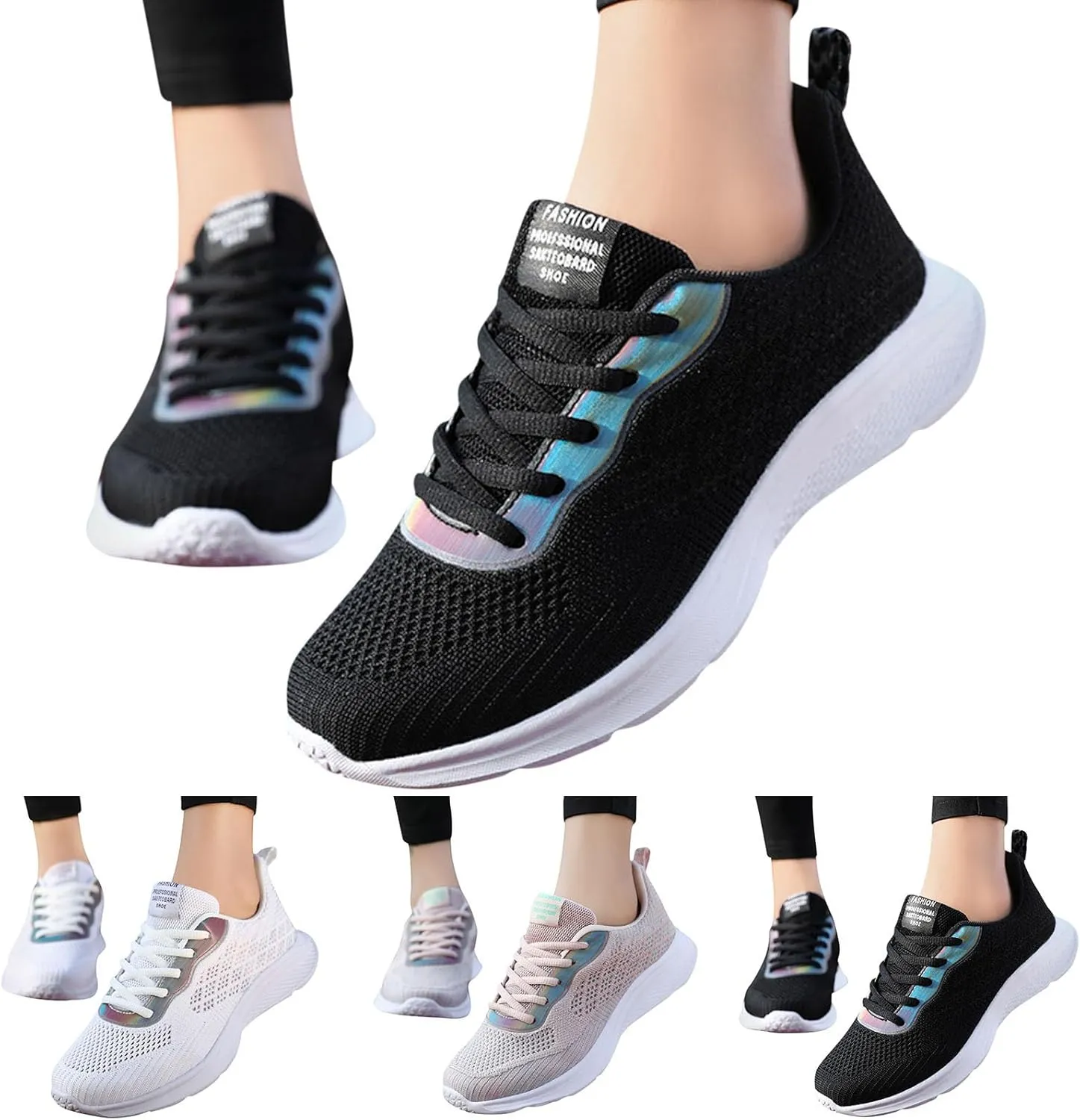 Women Tennis Shoes Womens Casual Sneakers Lightweight Breathable Non Slip Lace Up Comfortable Shoes for Women