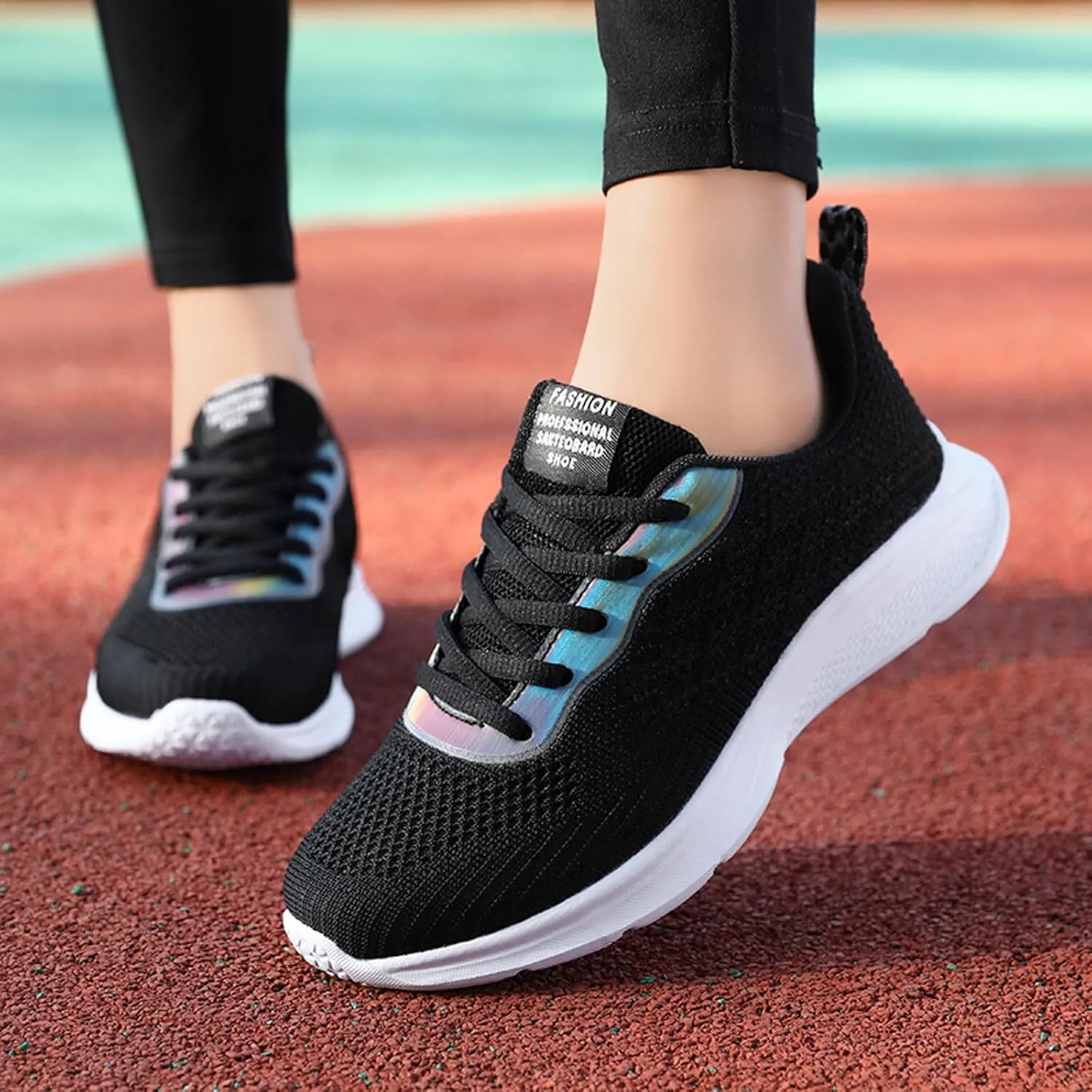 Women Tennis Shoes Womens Casual Sneakers Lightweight Breathable Non Slip Lace Up Comfortable Shoes for Women