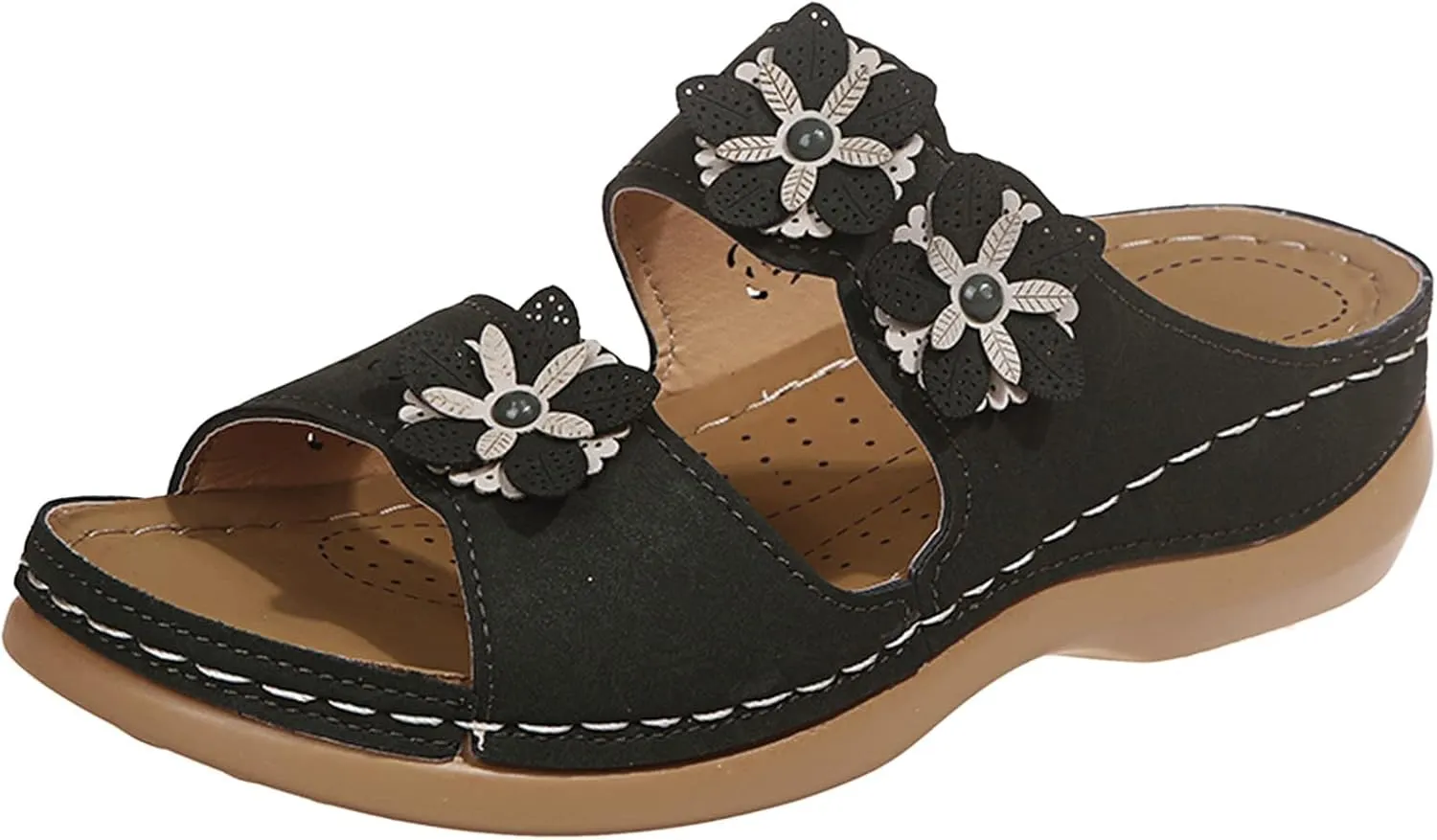 Women Wedge Sandals Womens Low Wedges Platform Sandals Barefoot Sandals Women's Ankle Strap Low Wedge Sandals