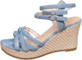 Women Wedge Sandals Womens Low Wedges Platform Sandals Wedges for Women Womens Summer Open Toe Wedges Sandals