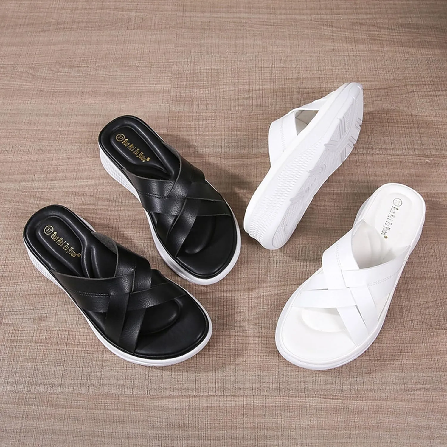 Women Wedge Sandals Womens Sandals with Memory Foam Insole and Cork Footbed Womens Low Wedges Platform Sandals