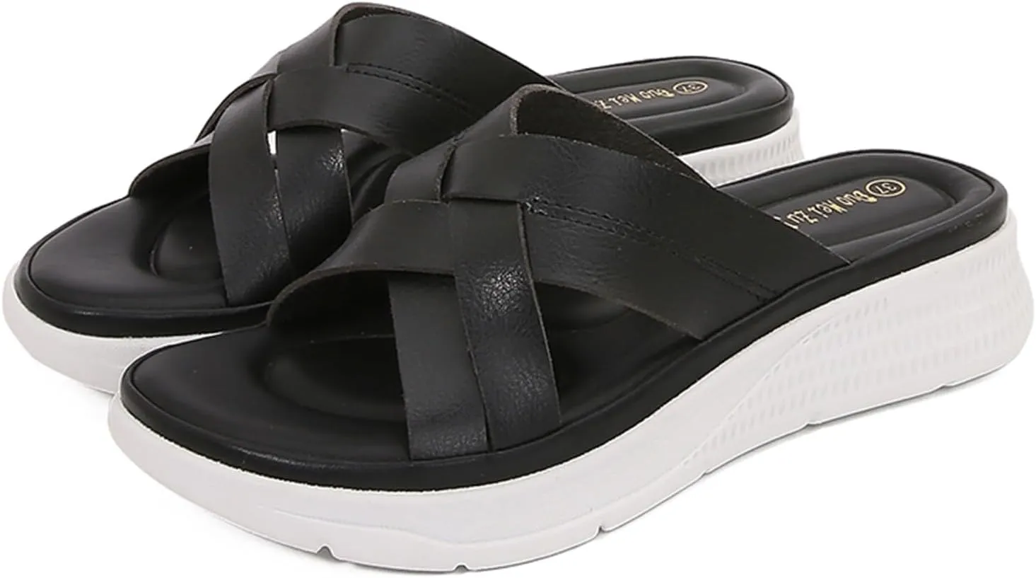 Women Wedge Sandals Womens Sandals with Memory Foam Insole and Cork Footbed Womens Low Wedges Platform Sandals
