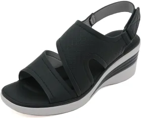 Women's Arch Support Wedge Sandals Womens Comfort Lightweight Platform Sandal Elegant Summer Cool Shoes