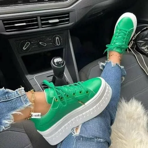 Womens Casual Platform Sneakers