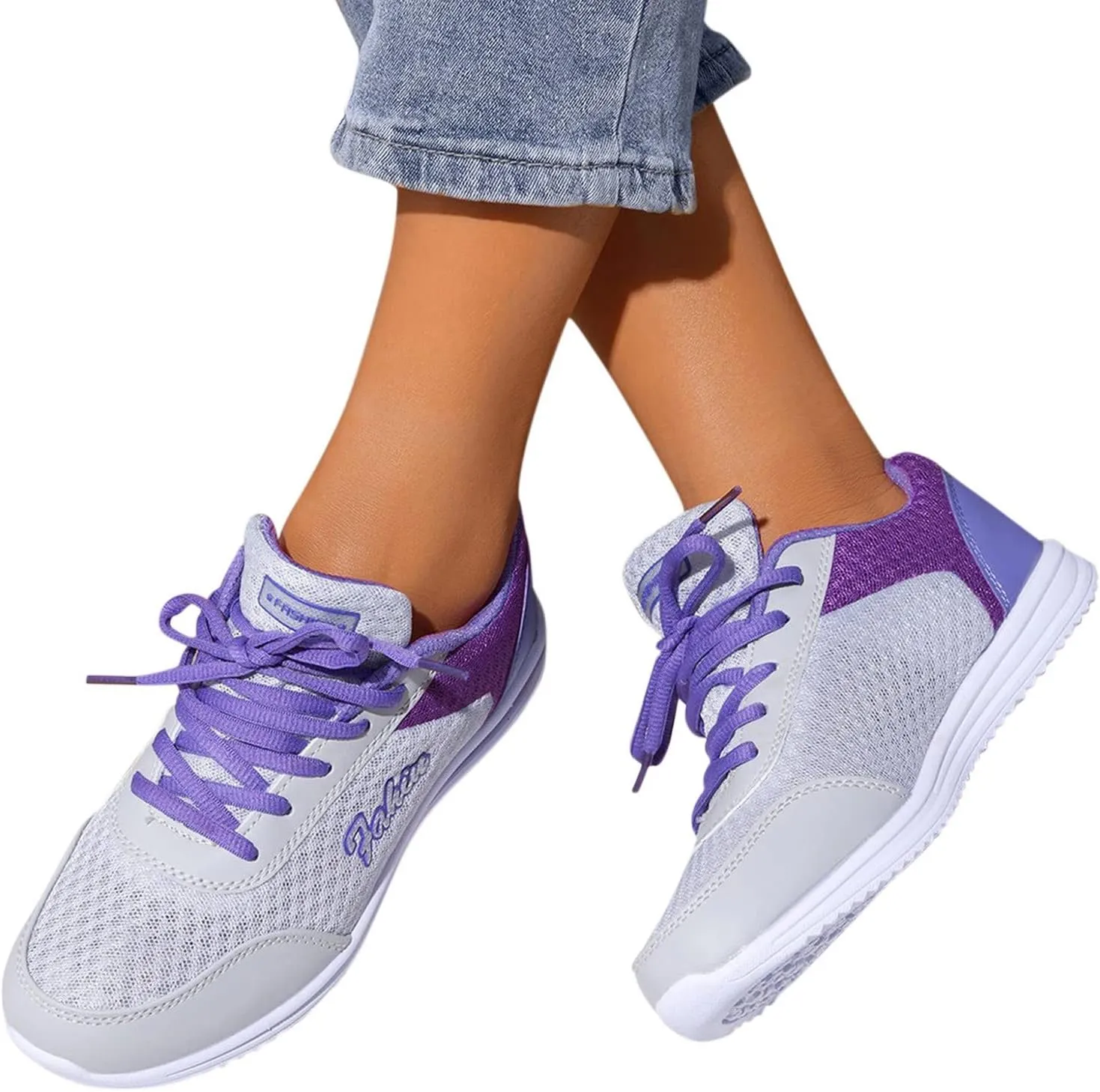 Women's Comfortable Walking Running Tennis Shoes Lace Up Mens Dress Shoes Breathable Women's Shoes Casual Chunky Sneakers Platform Tennis Shoe Trainers Shoe