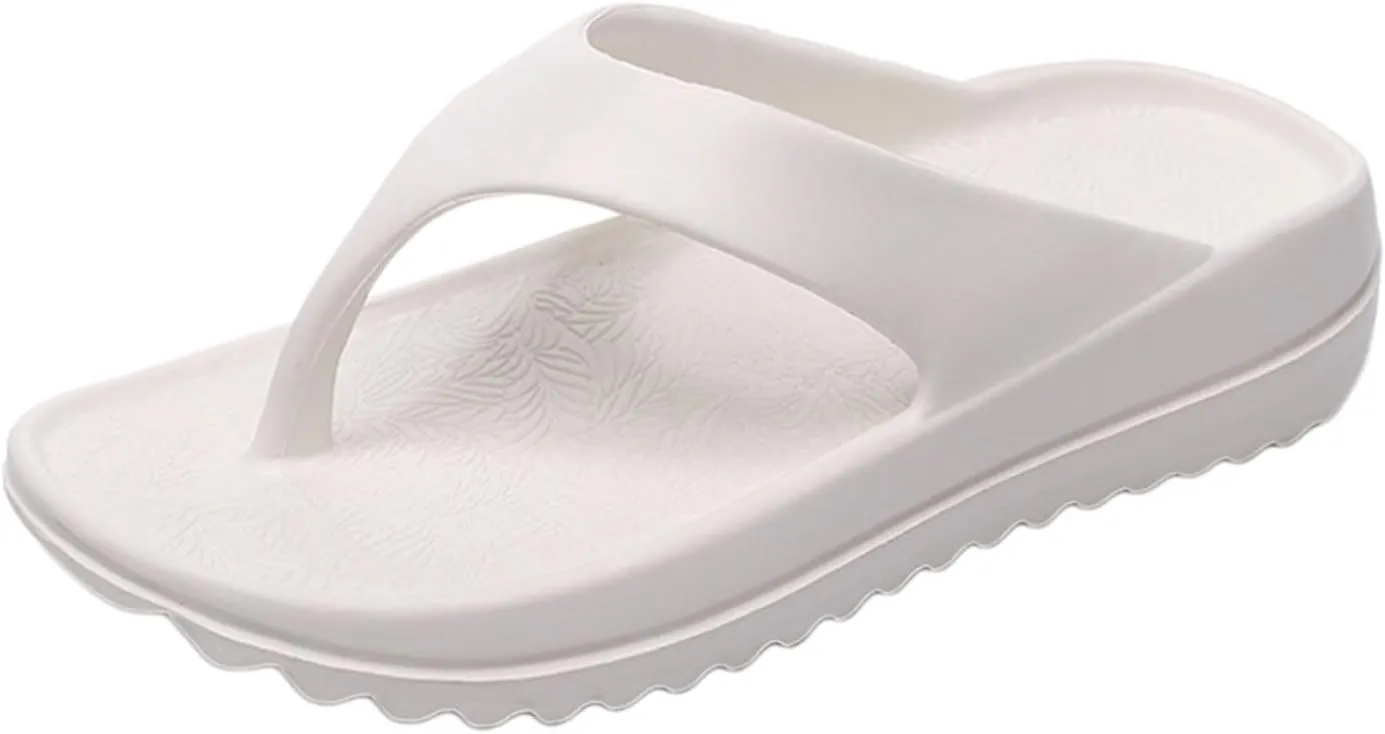 Womens Flip Flops Womens Flat Sandals Open Toe Comfy Slippers Wide Sandal for Women Beach Shoes Women