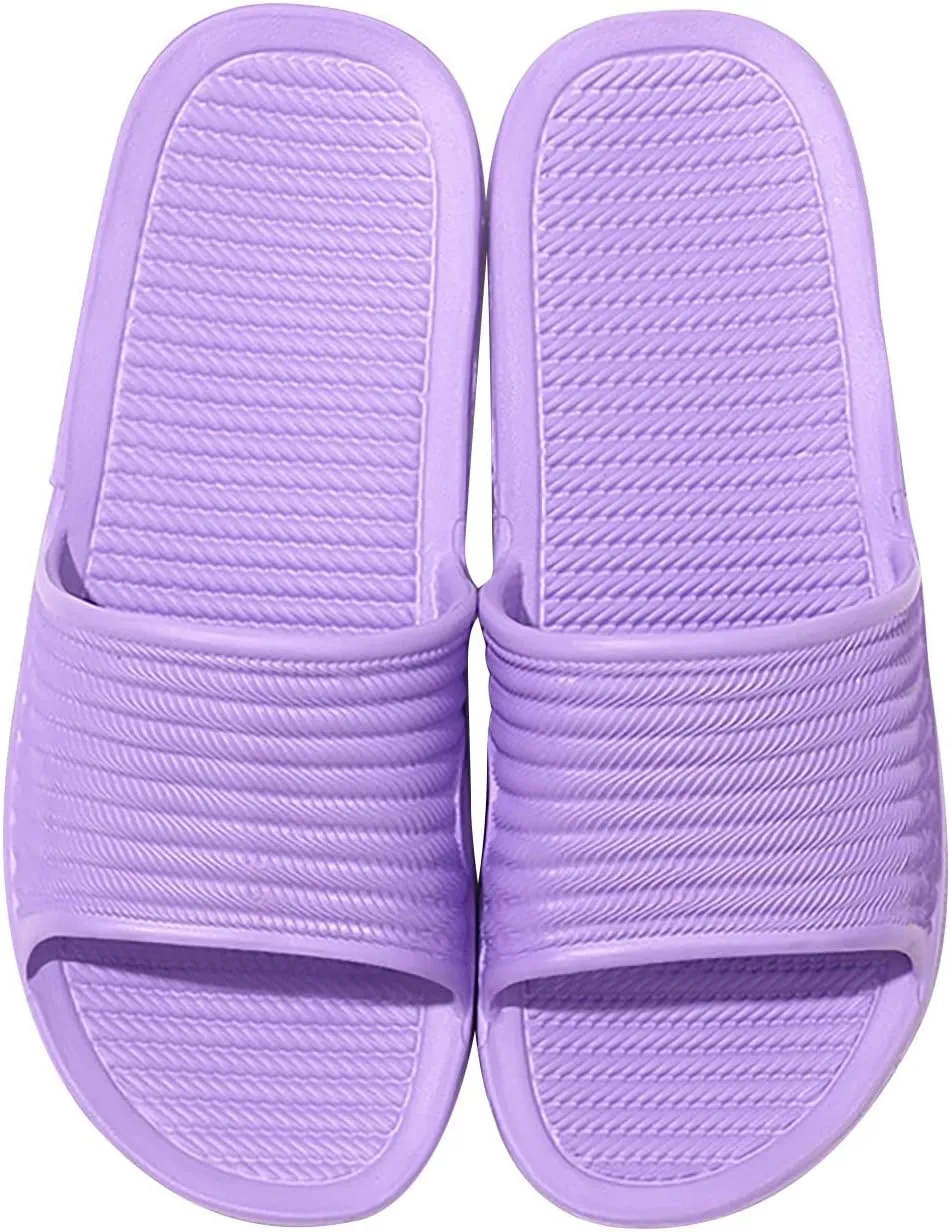 Womens House Slippers Comfy Slip on Womens Flip Flops Retro Large Size Sandals Dress Beach Shoes