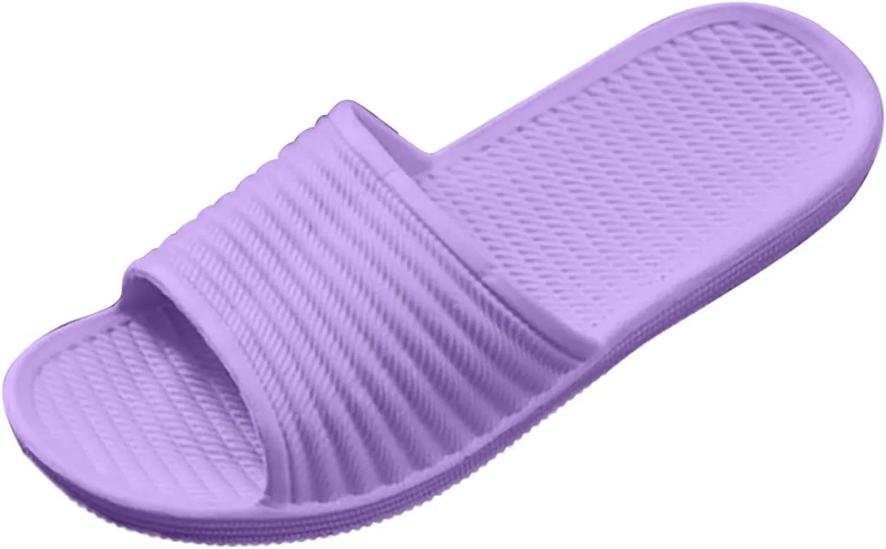 Womens House Slippers Comfy Slip on Womens Flip Flops Retro Large Size Sandals Dress Beach Shoes