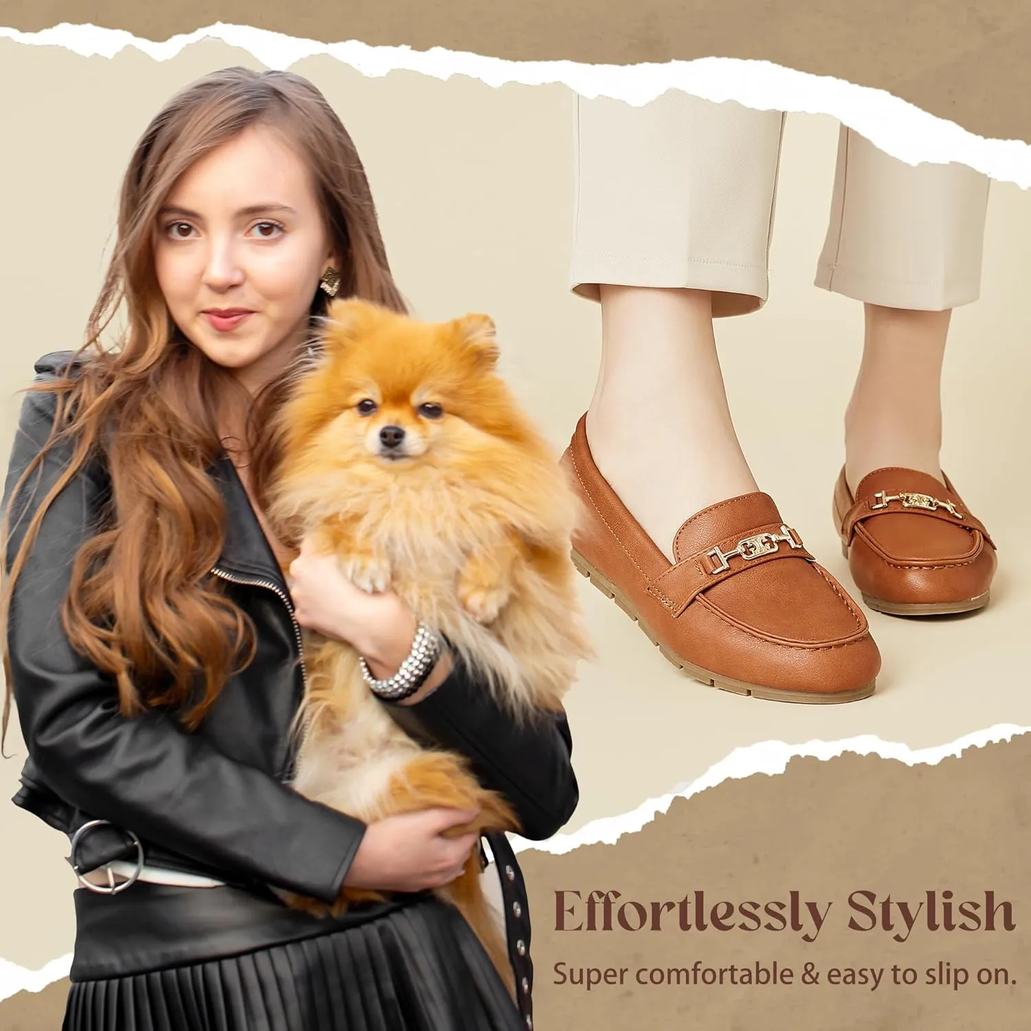 Womens Loafer Casual On Flat Shoes Classy and Comfortable