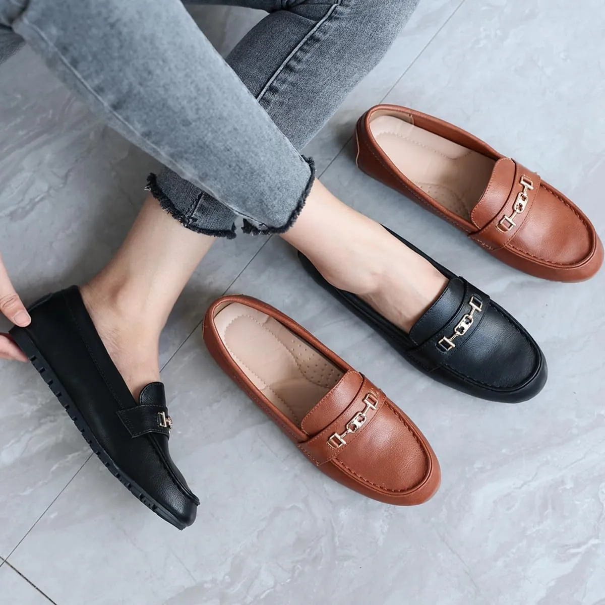 Womens Loafer Casual On Flat Shoes Classy and Comfortable