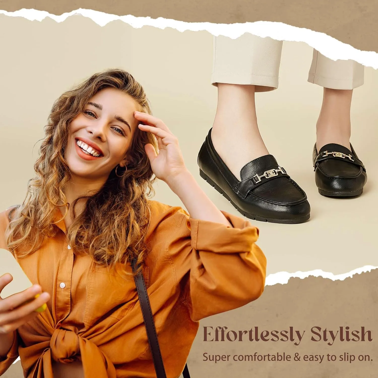 Womens Loafer Casual On Flat Shoes Classy and Comfortable