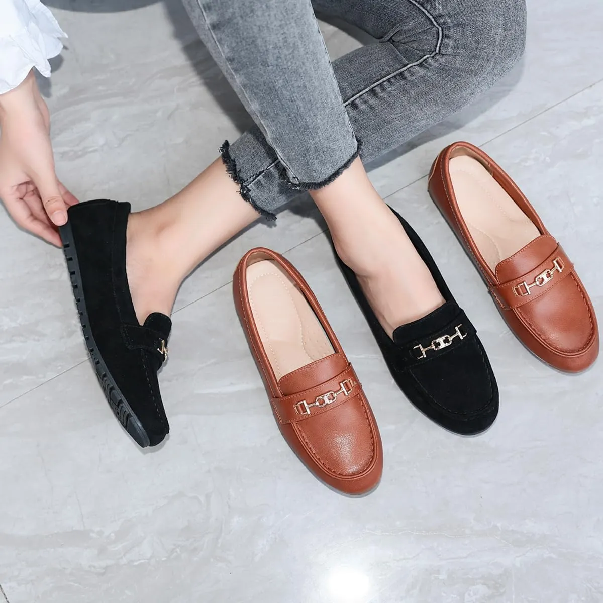 Womens Loafer Casual On Flat Shoes Classy and Comfortable