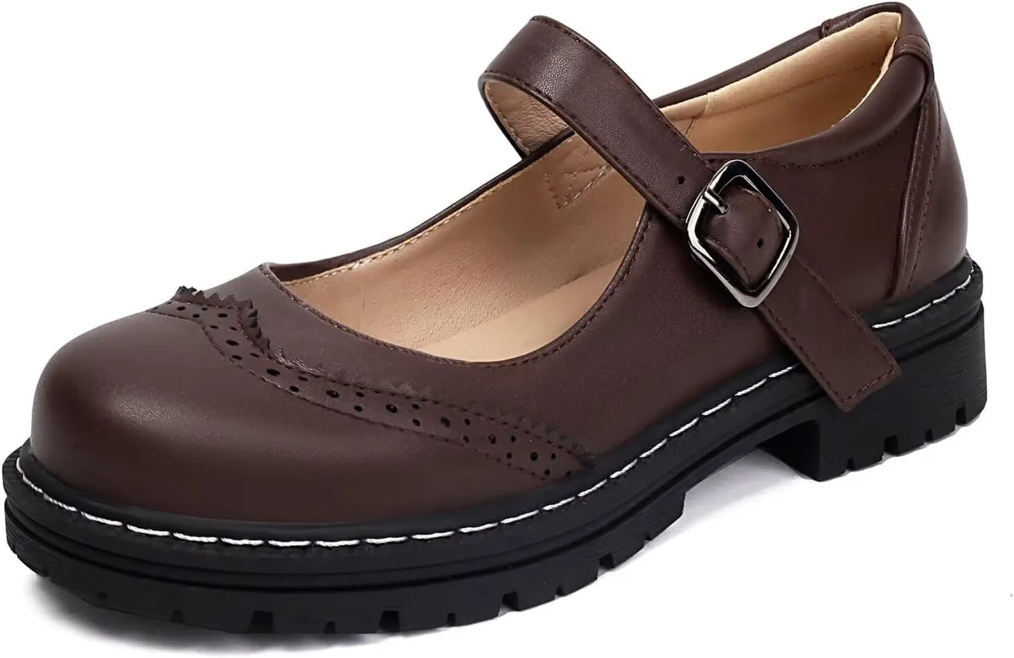 Womens Mary Jane Shoes Gothic Oxford Shoes