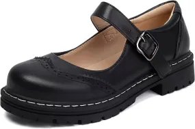 Womens Mary Jane Shoes Gothic Oxford Shoes