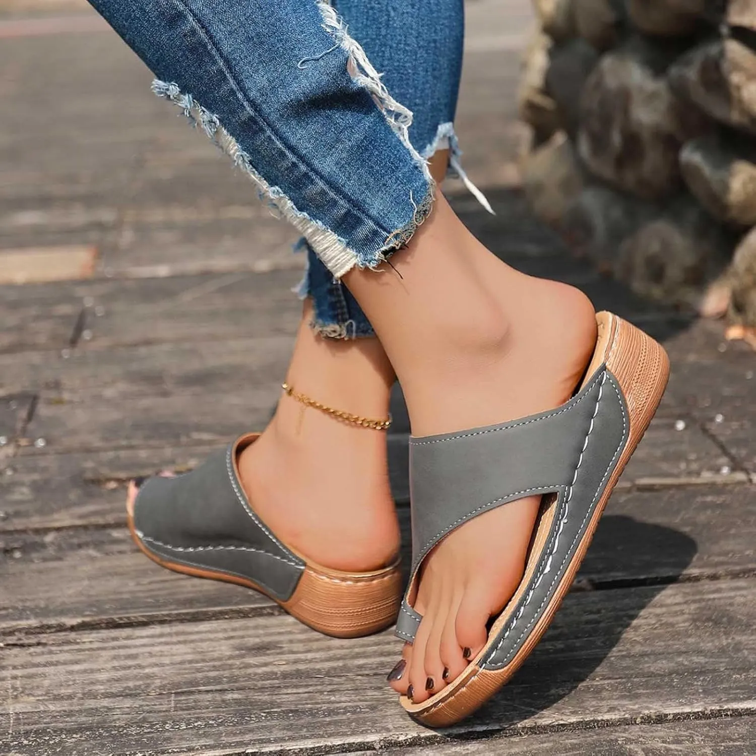 Womens Orthopedic Slide Sandals Ladies Arch Support Slip On Clip Toe Sandal Casual Comfort Walking Summer Slides 2025