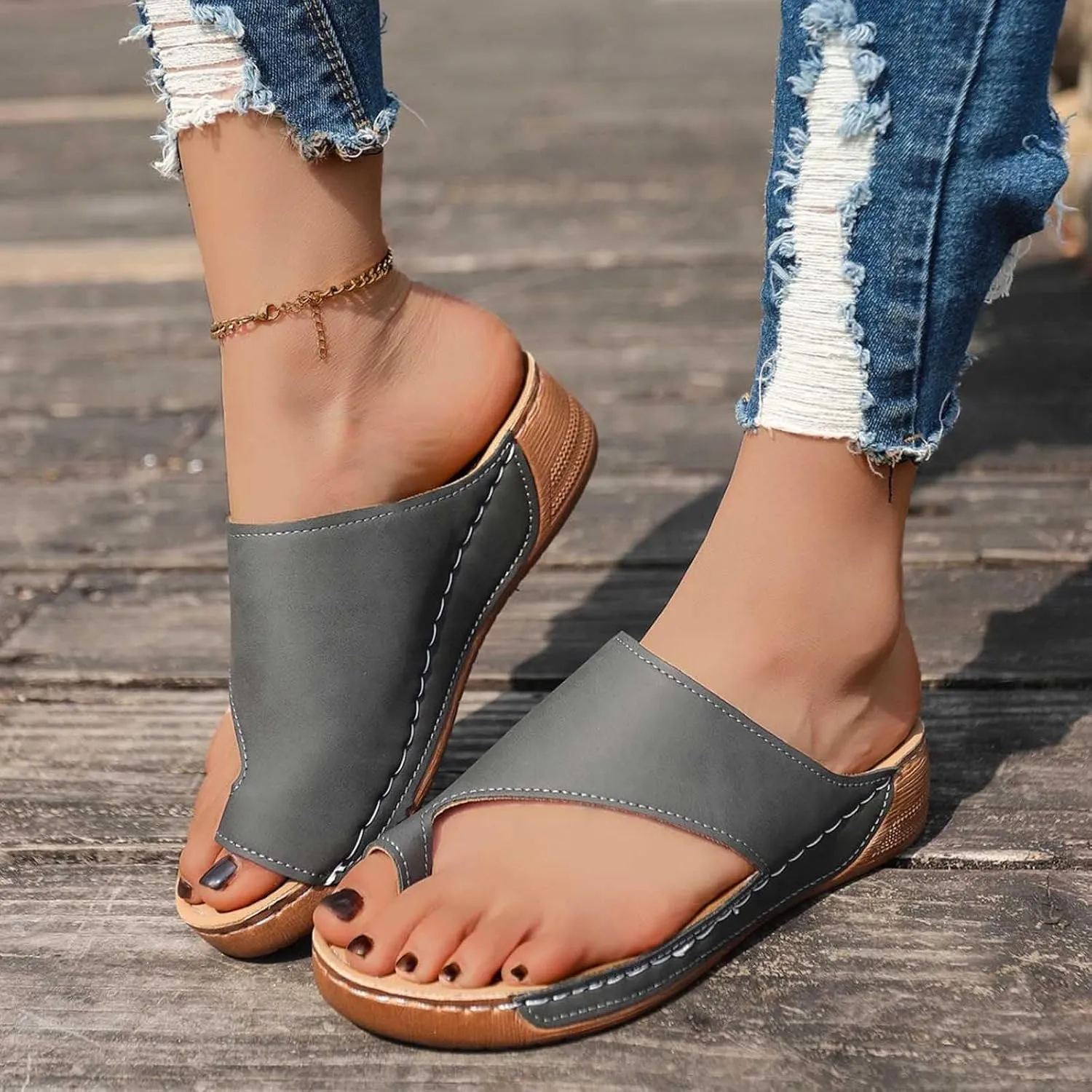 Womens Orthopedic Slide Sandals Ladies Arch Support Slip On Clip Toe Sandal Casual Comfort Walking Summer Slides 2025
