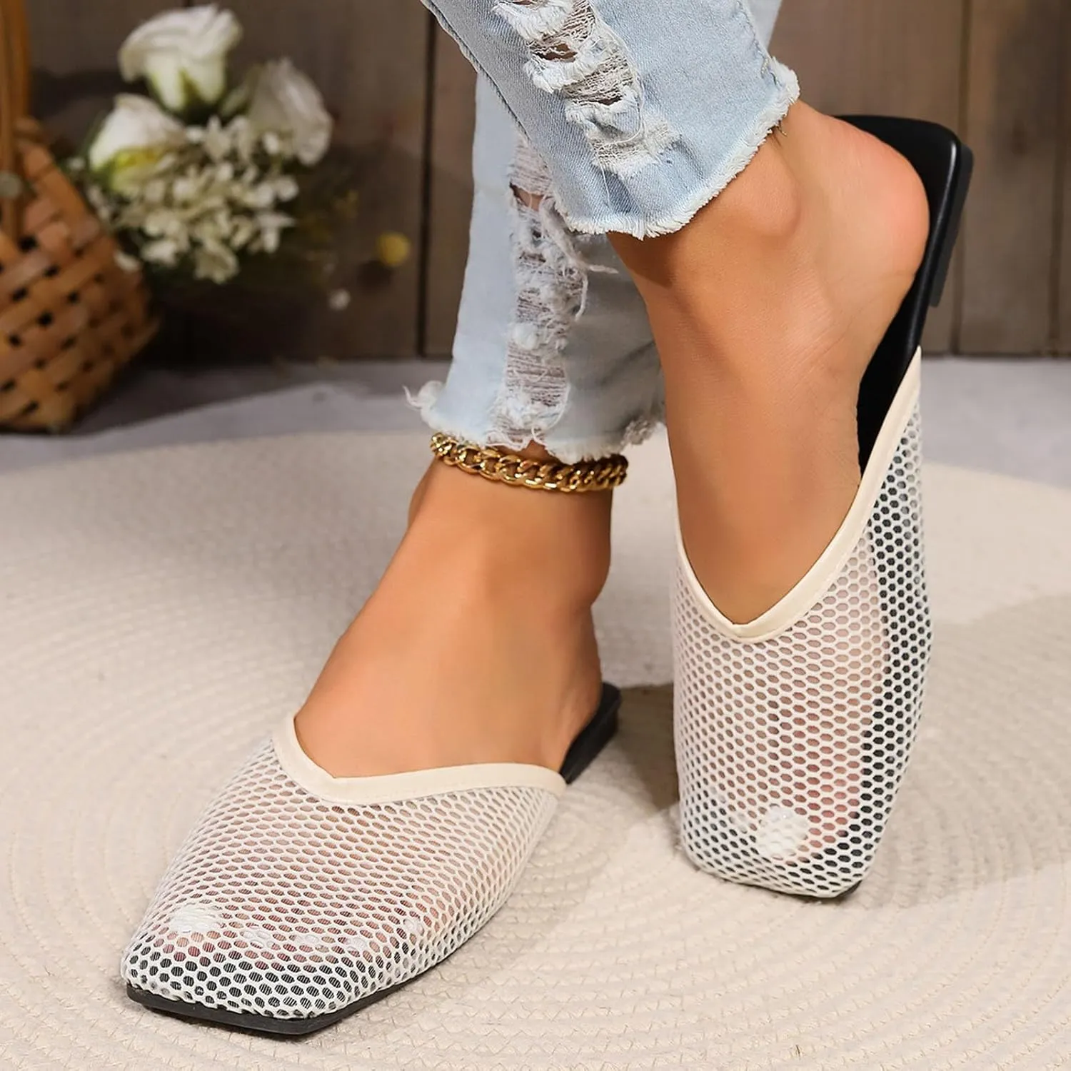 Womens Platform Wedge Heel Slip On Sneaker Loafer Shoes Womens Fall Shoes 2024 Loafers Cute Closed Toe Sandals