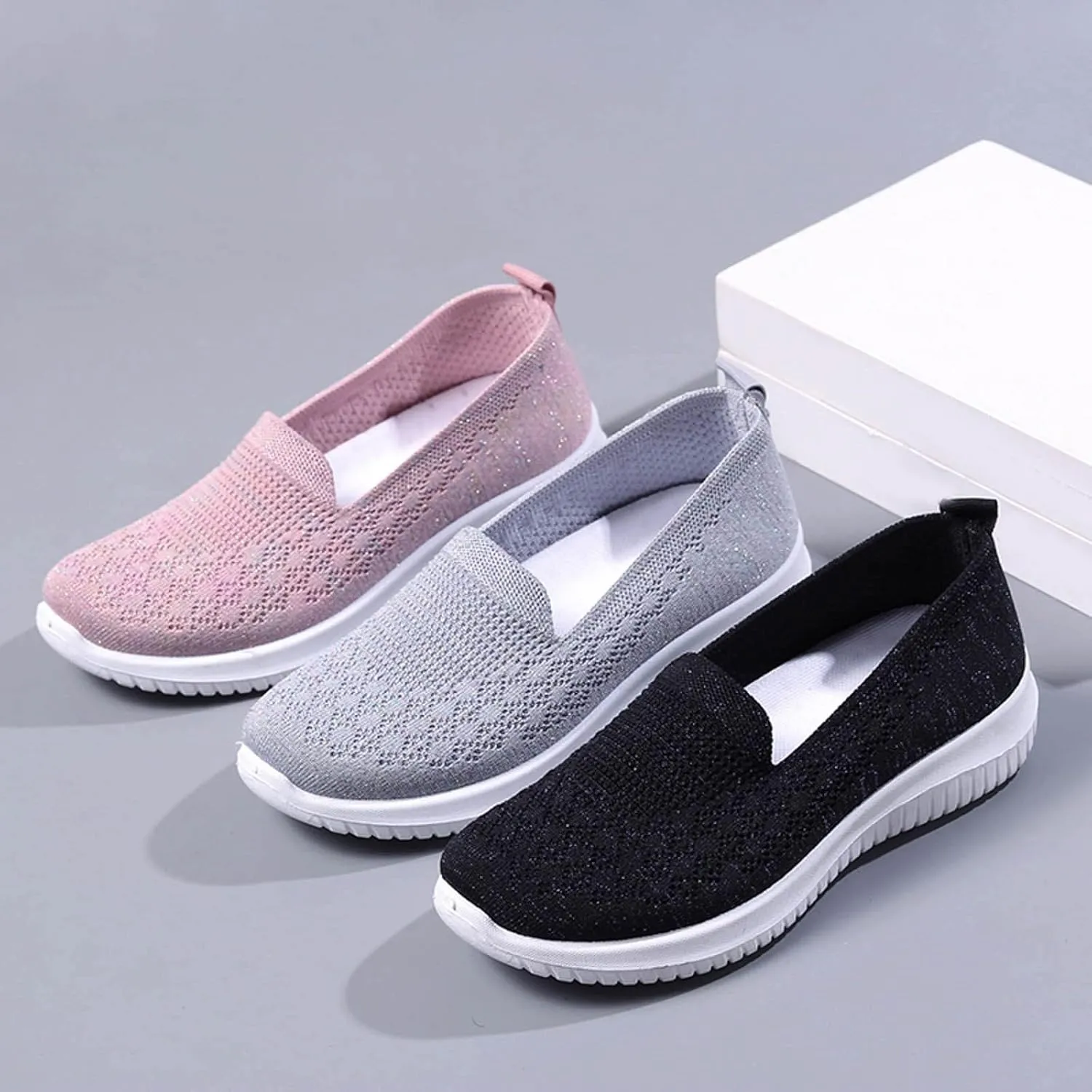 Women's Running Shoes Women Sneaker Breathable Mesh Walking Womens Sneakers Womens Supportive Running Shoe