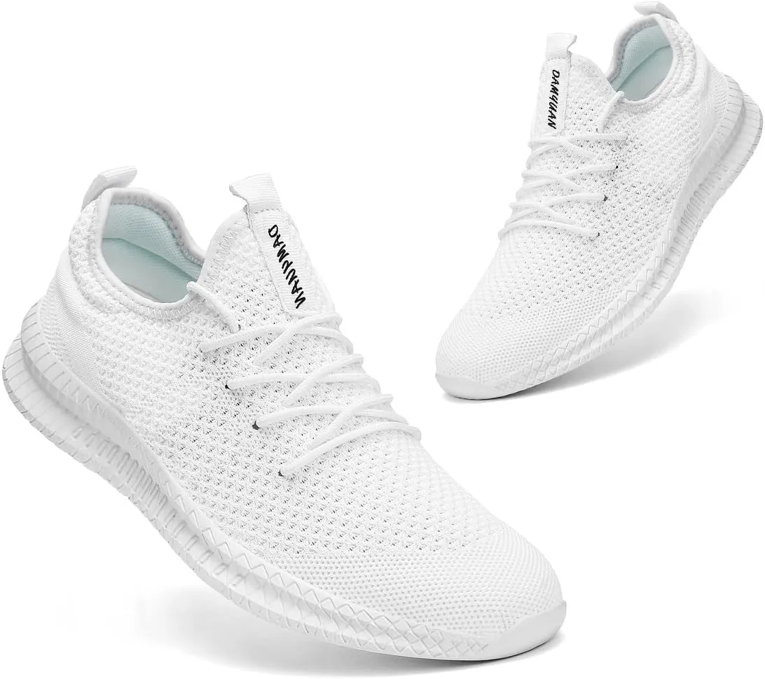 Womens Running Walking Shoes Tennis Slip On Fashion Sneakers Women Sport Workout Gym Shoes Womens Athletic Nurse Non Slip Lightweight