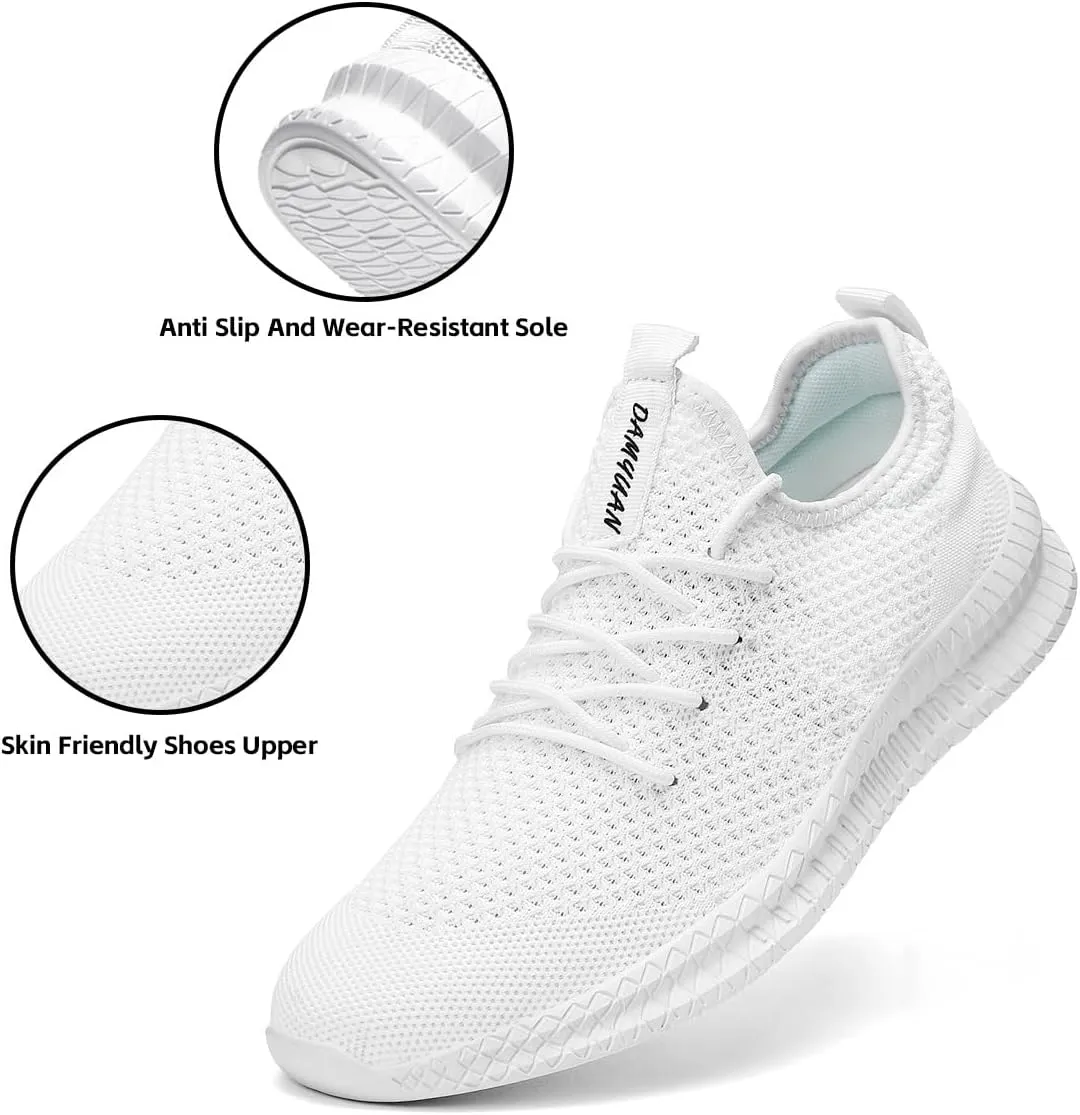 Womens Running Walking Shoes Tennis Slip On Fashion Sneakers Women Sport Workout Gym Shoes Womens Athletic Nurse Non Slip Lightweight