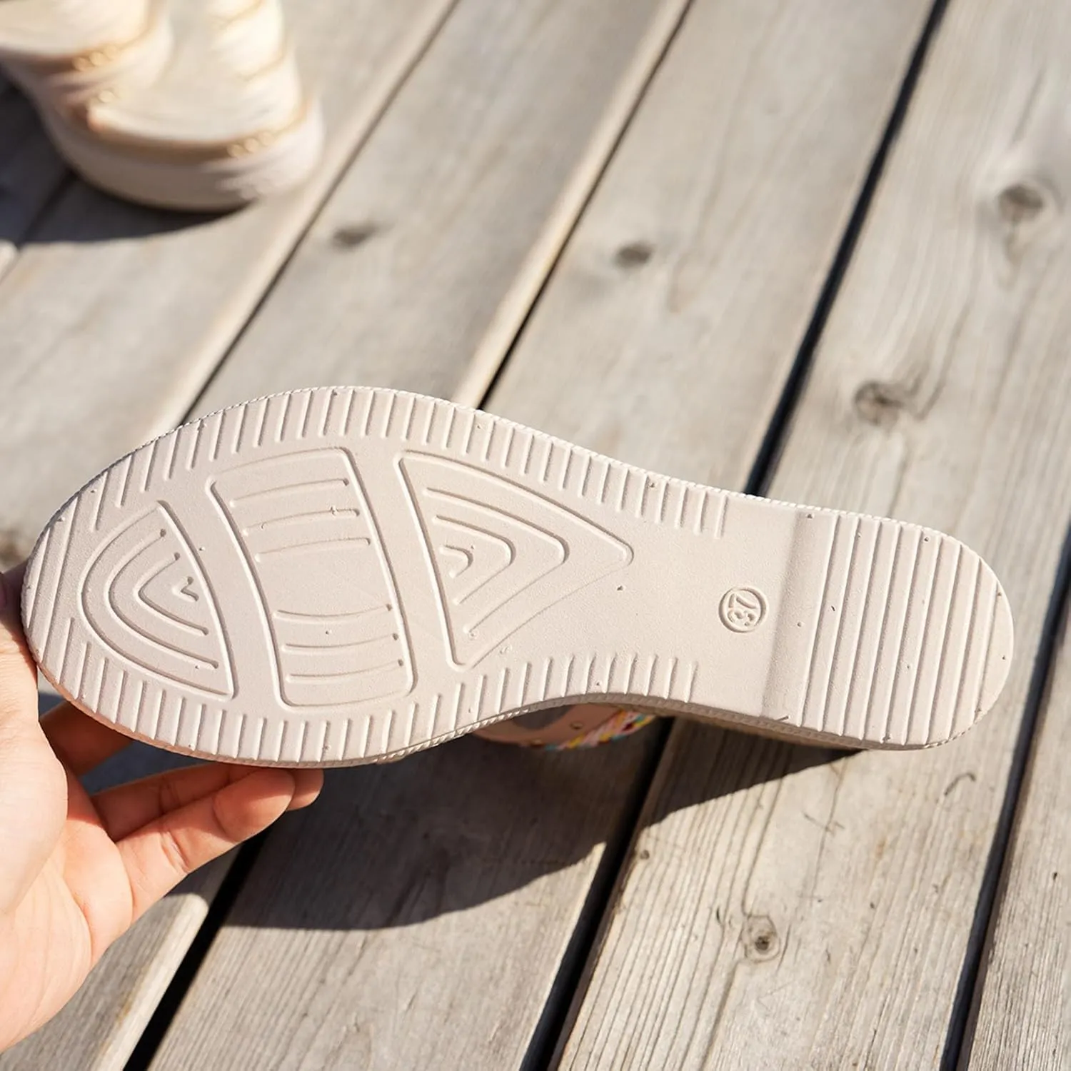 Womens Sandals Dressy Platform Sandals Vintage Braid Casual High Heels Open Toe Slip On Espadrille Wedges Shoes 2025
