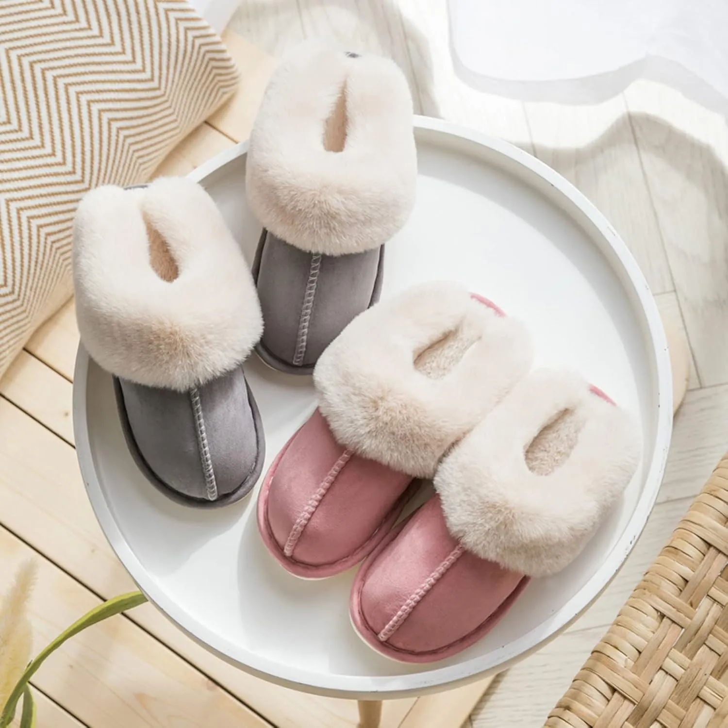 Womens Slippers Comfortable Anti-Slip Womens Flip Flops Roman Pluse Size Casual Summer Beach Travel Sandals