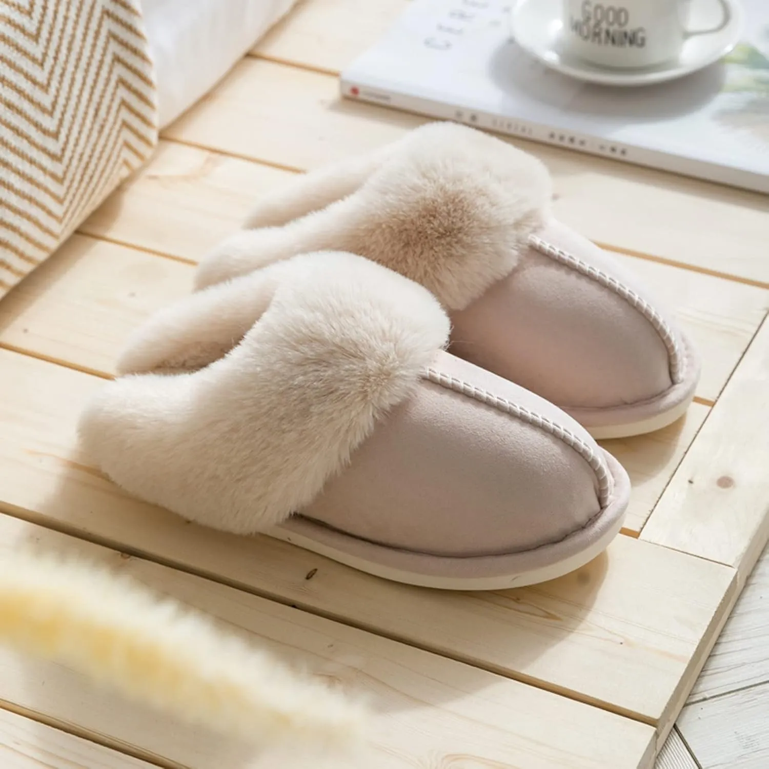 Womens Slippers Comfortable Anti-Slip Womens Flip Flops Roman Pluse Size Casual Summer Beach Travel Sandals