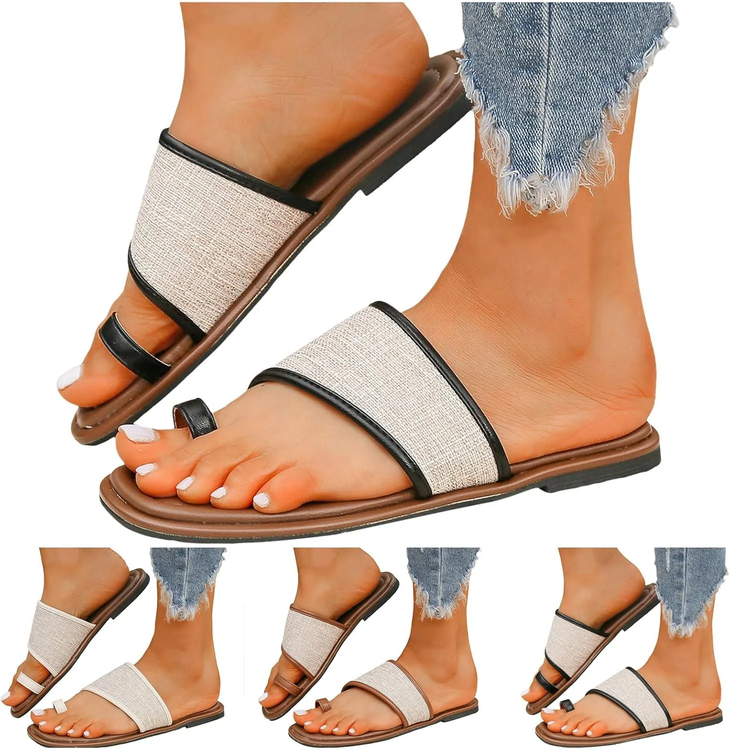 Women's Summer Fashion Sandals Breathable Comfortable Sandals Lightweight Yoga Mat Walking Womens Sandals