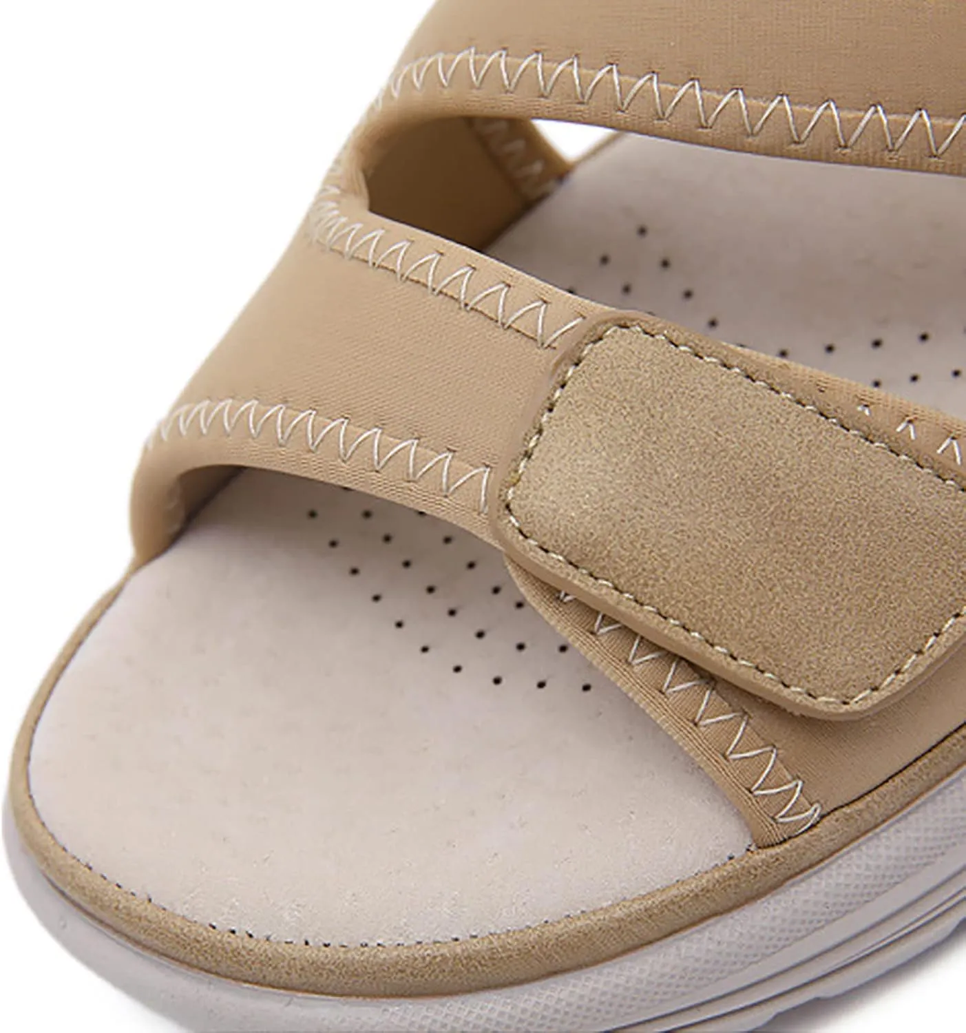 Womens Summer Wedge Sandals Summer Platform Comfortable Low Wedges Sandal Arch Support Elegant Sandals